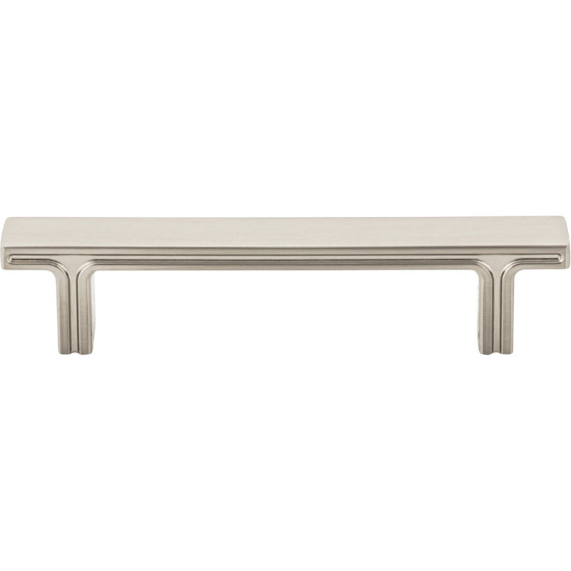 Anwick Bar Pull, 3 3/4", Satin Nickel