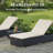 Outdoor Single chaise with Cushions