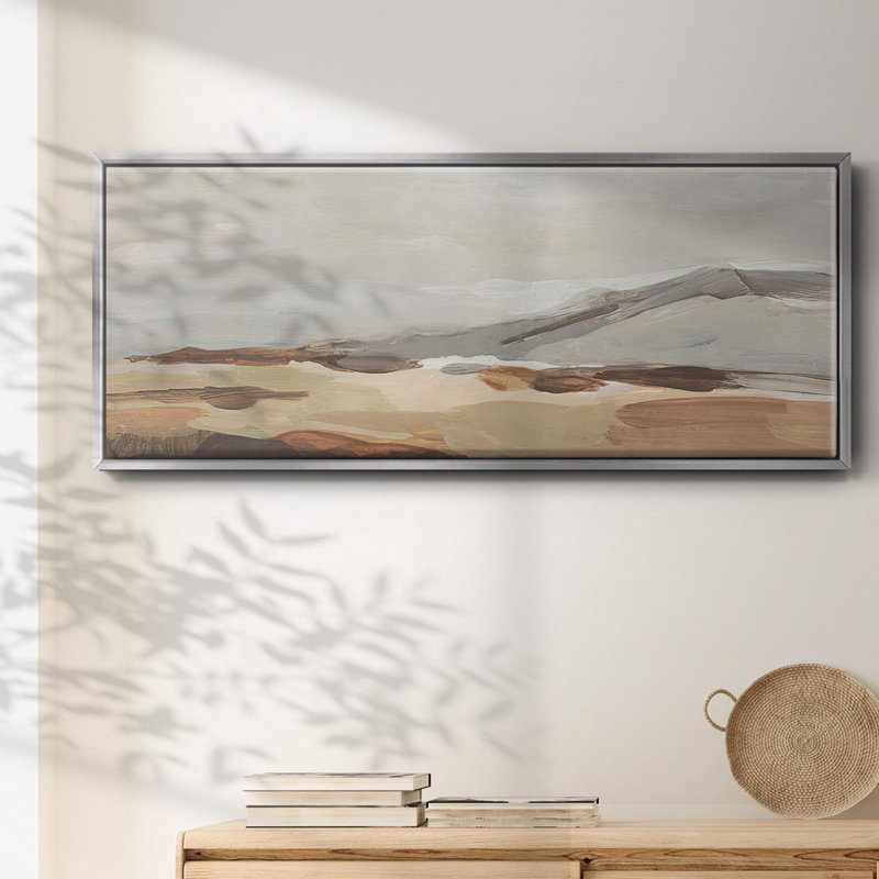 Dusky Mountain I- Framed Canvas
