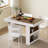2-in-1 Multi-Functional Game Table with Removable Top, Cup Holders and Storage-112648061