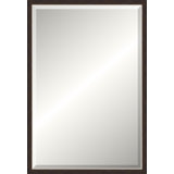 Silver and Espresso Gallery Mirror