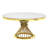 Fallon Dining Table,Top & Mirrored Golddn