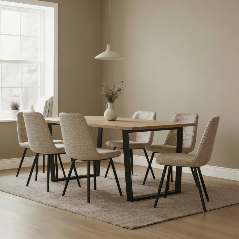 6 - Person Dining Set, Beige
