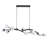 Dekisha 10-Light Glass Globe Branch Linear Chandelier