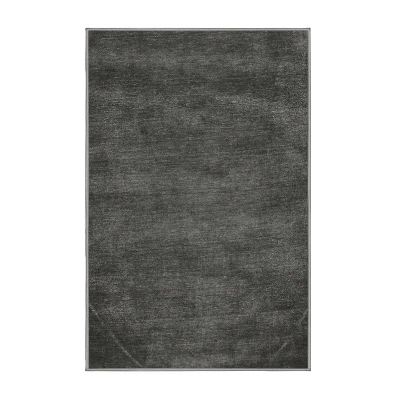 Tapis noir/gris zone contemporaine, Rectangle 2 pi x 3 pi