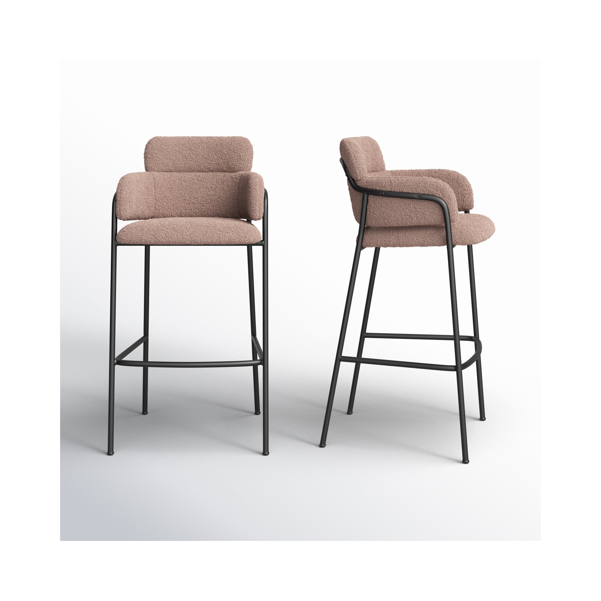 Kidman Bar & Counter Stool, Brown, Bar Stool (29.9" Seat Height)
