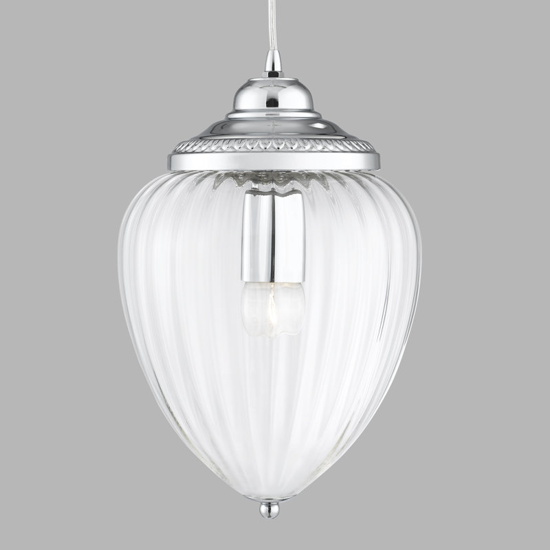 Arquette 1 - Light Teardrop Pendant, Chrome