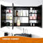Pharmacie avec miroirs pour salle de bain