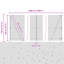 120cm H x 5000cm W Metal Border Fencing