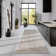 , Beige Gallery Abstract Machine Woven Area Rug