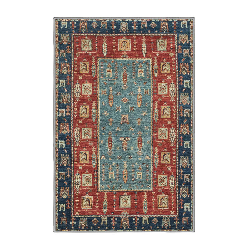 Abstract Indoor Rug, Runner 2' x 5'
