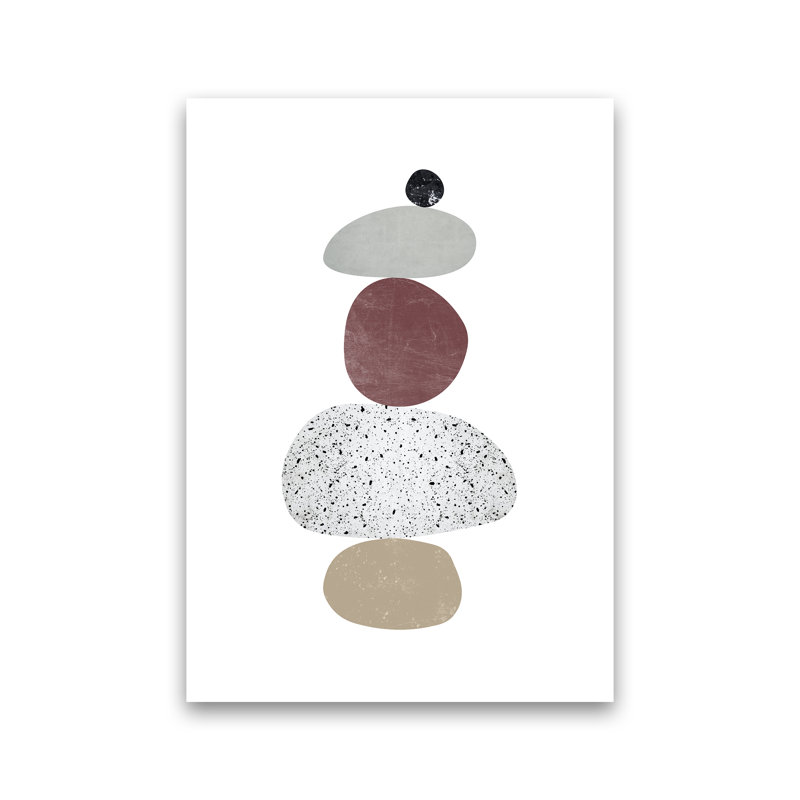 Pebbles VI - Print, Wrapped Canvas, 84 cm H x 59.4 cm W x 4 cm D