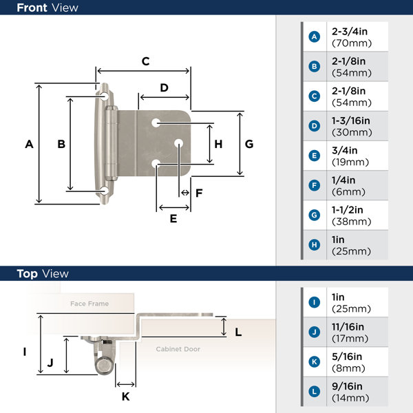 Dimensions du produit