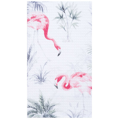 Débarbouillette 27 po x 18 po Flamingo