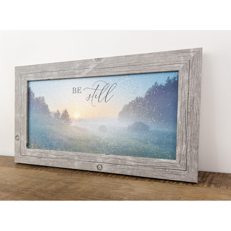 " Be Still Landscape Sunset Sunrise "