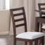 Ensemble de salle à manger de style contemporain 6 pièces Noyer