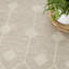 Tapis géométrique beige en polypropylène tissé à la machine Julicia-1183471694