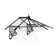 Palram - Canopia Lily Polycarbonate Clear Stationary Dome Door and Window Awning