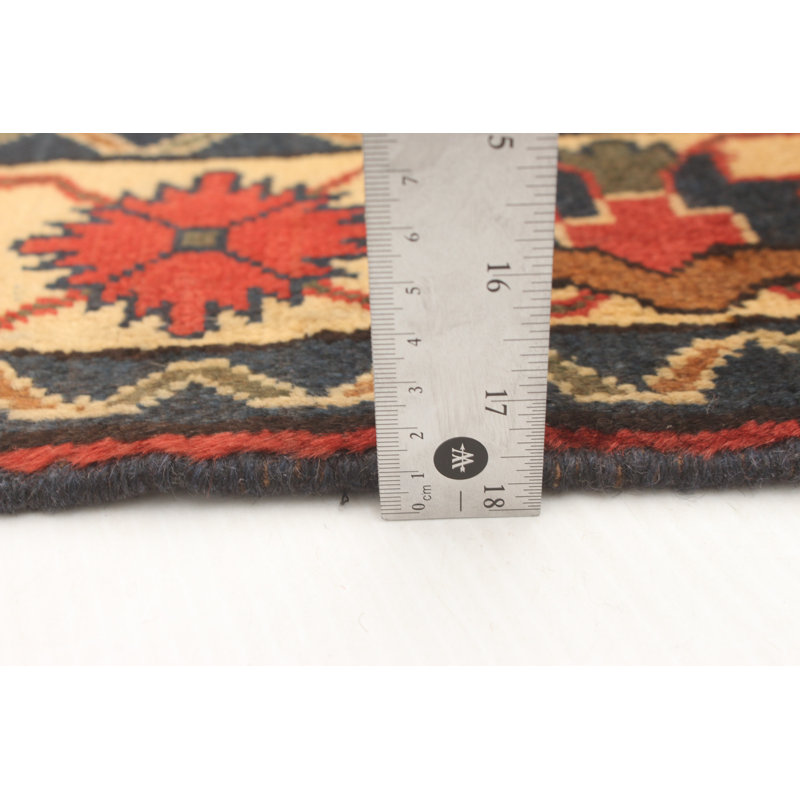 Tapis unique en laine noué à la main 4 pi 10 po x 6 pi 6 po nouvel âge Haawa