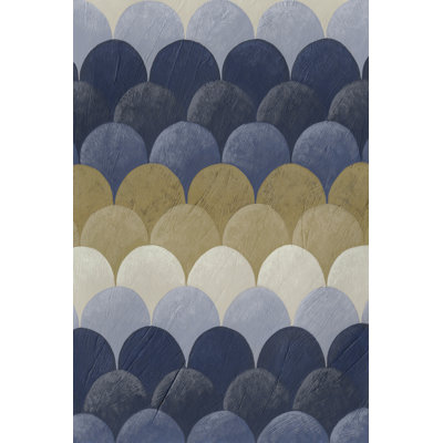Motif bleu marine II