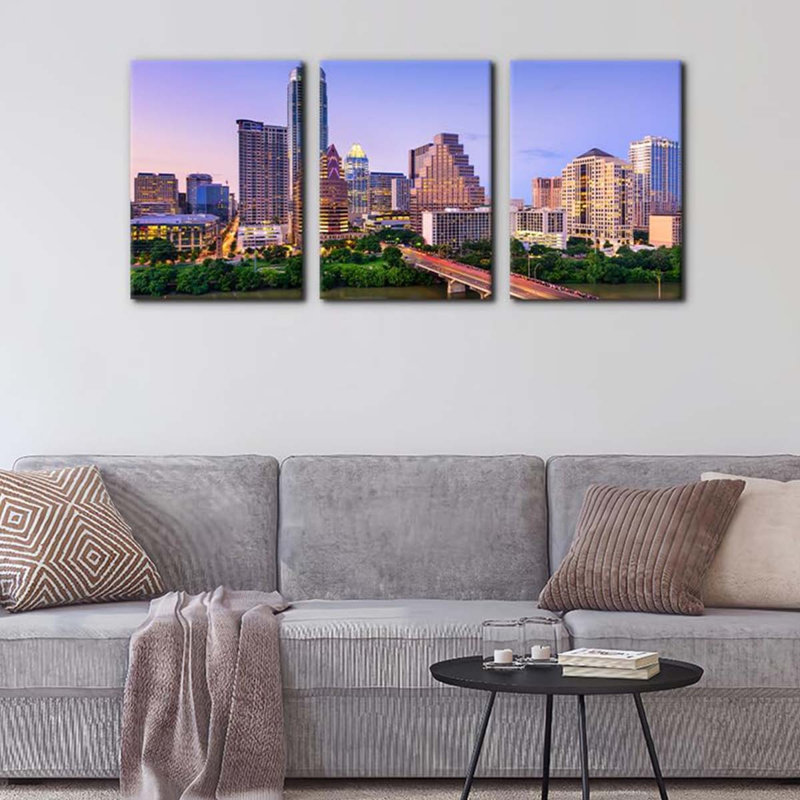 3 Piece Wrapped Canvas Wall Art