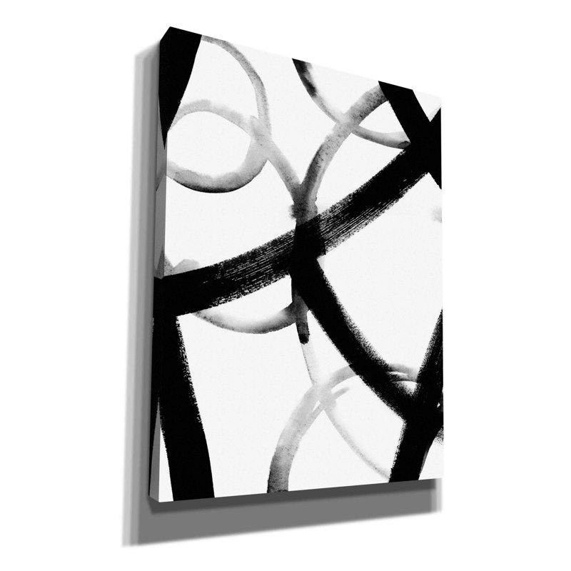 Orren Ellis «Monochrome Ripple I» par Grace Popp, H 16 po x l 12 po x P 0,75 po