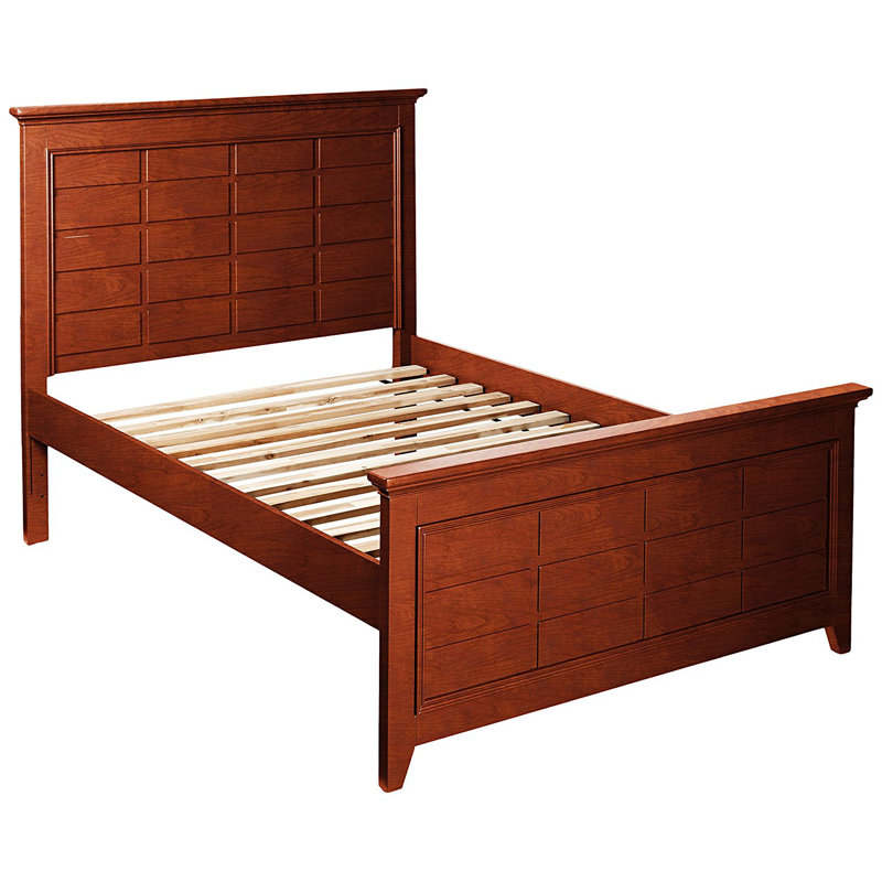  Lit plateforme pour enfants Matthes, Double, Bleu Williamsburg
