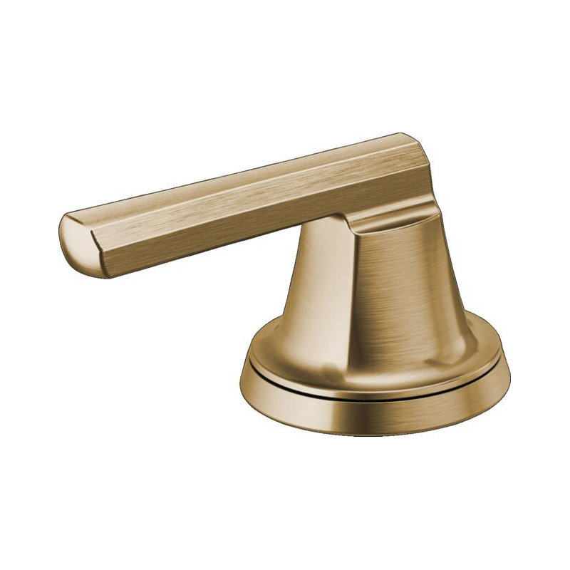Levoir® Two-Handle Wall Mount Lavatory Faucet, Luxe Steel, Low Cross Handle, 1.5