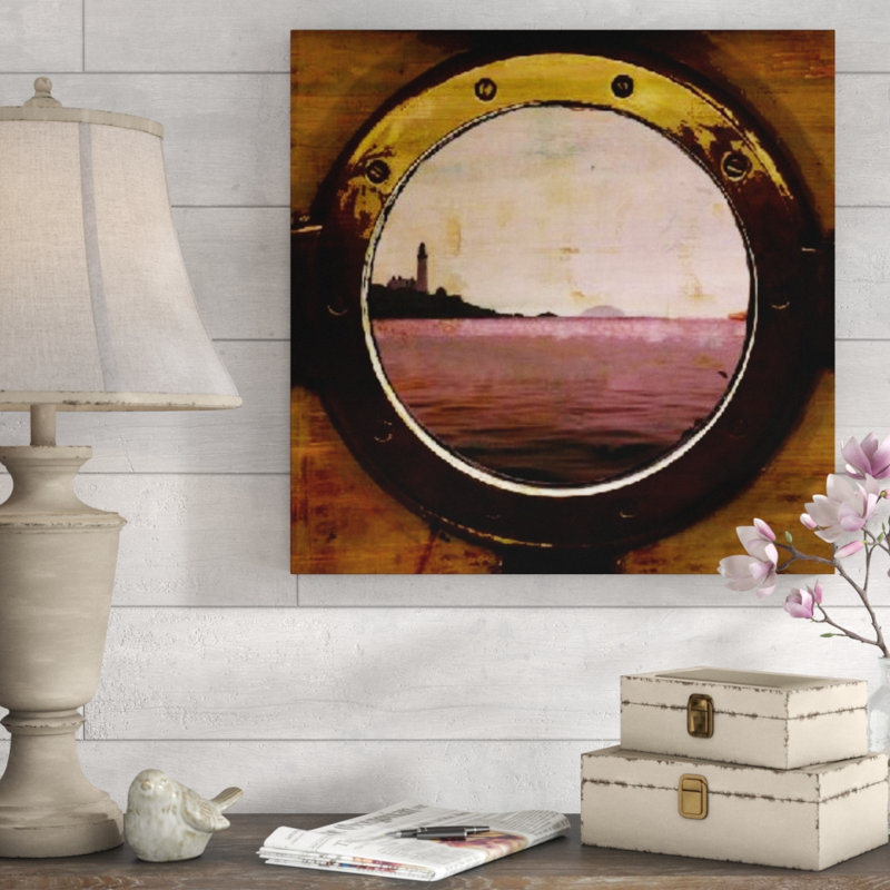 Finestra Sul Mare II par Chelsea Art Studio - impression, Extérieur, H 24 po x l 24 po x 1,5 po