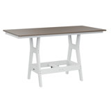 Berlin Gardens Harbor Regular Top With White Base Rectangular Bar Table