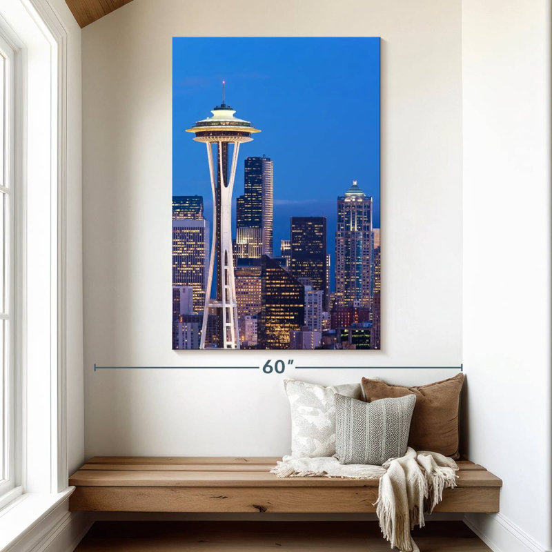 Seattle Observatory Tower, 51" H x 34" W