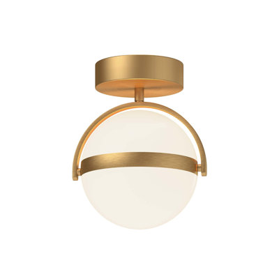 Globo Acrylic LED Semi Flush Mount