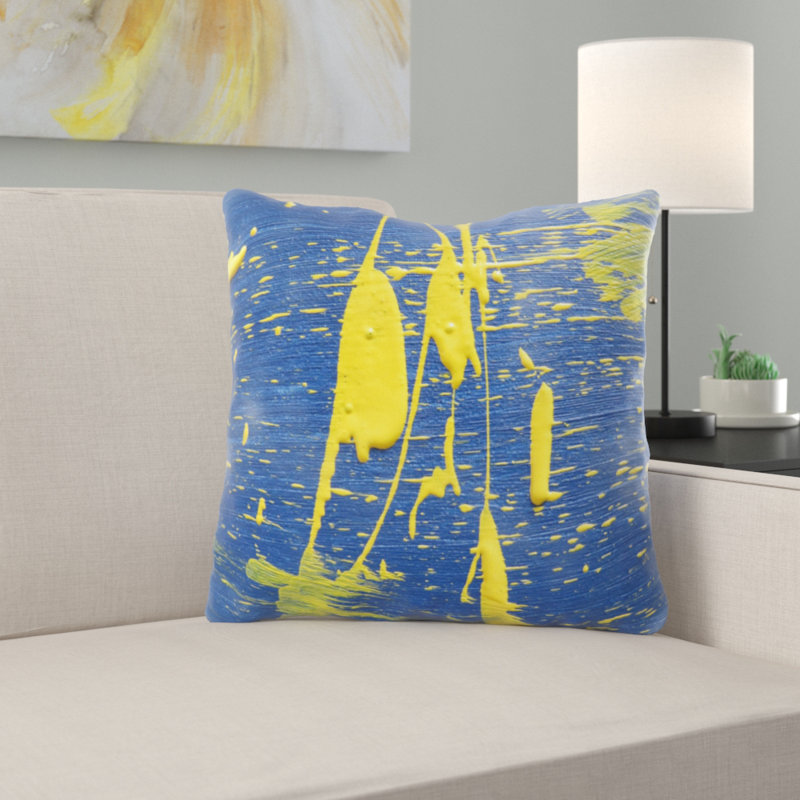 Housse de coussin d'extérieur carré Wimbush, Microsuède, Intérieur