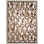 Tapis brun clair brun clair à motif de treillis Abani-997015669