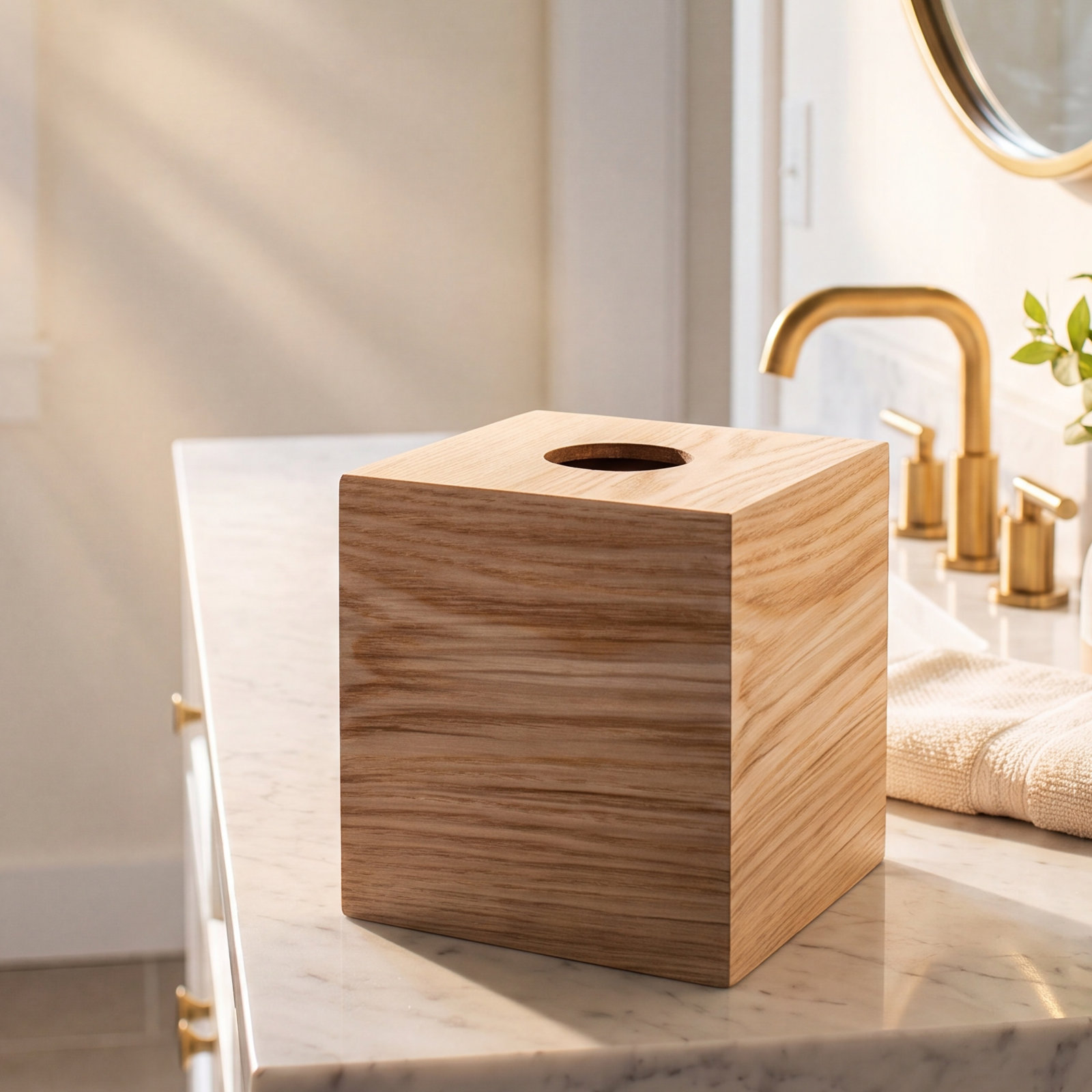 Wilo Hardwood Tissue Box Cover