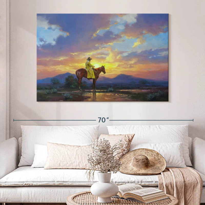Lelar Sun Burn, 34" H x 51" W