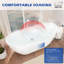 Baignoire de trempage autoportante en acrylique 67 po x 28 po