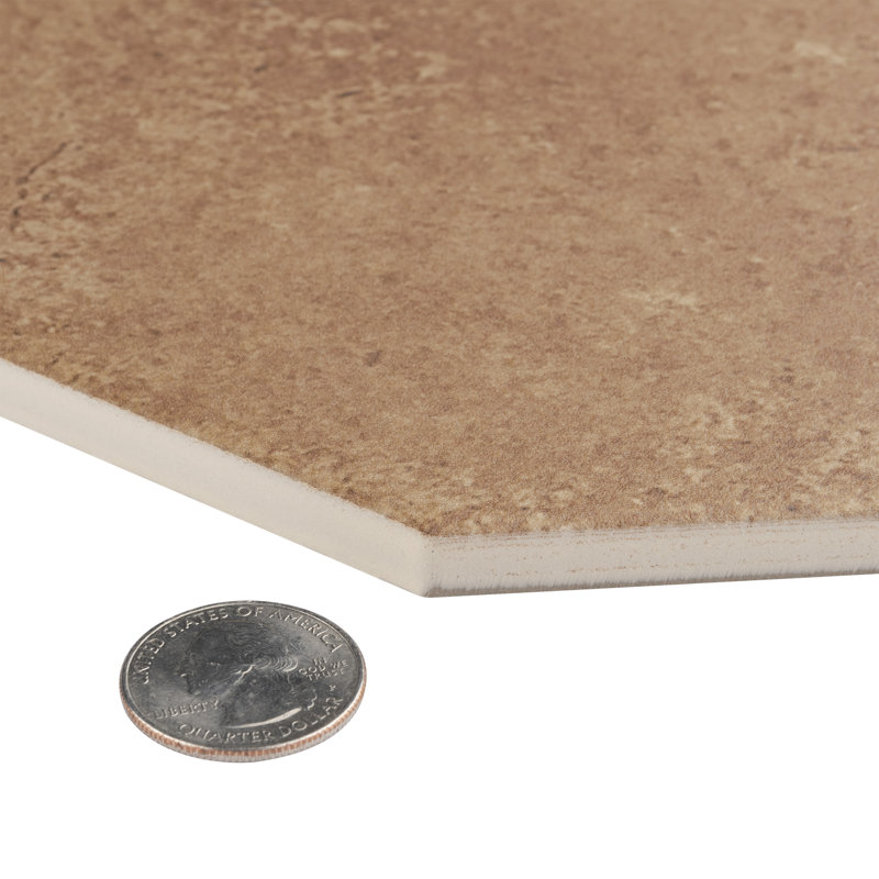 Volterra 7" x 13" Porcelain Stone Look Wall & Floor Tile