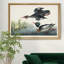 Red Breasted Merganser - reproduction d'art sur toile encadrée-1317518989-1317518990