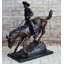 Frederic Remington ARIZONA COWBOY Bronze Sculpture Statue Western Americana 22" x 26"