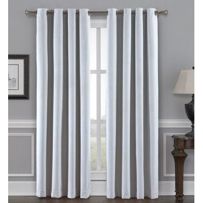Caffee Blackout Velvet Curtain Panel