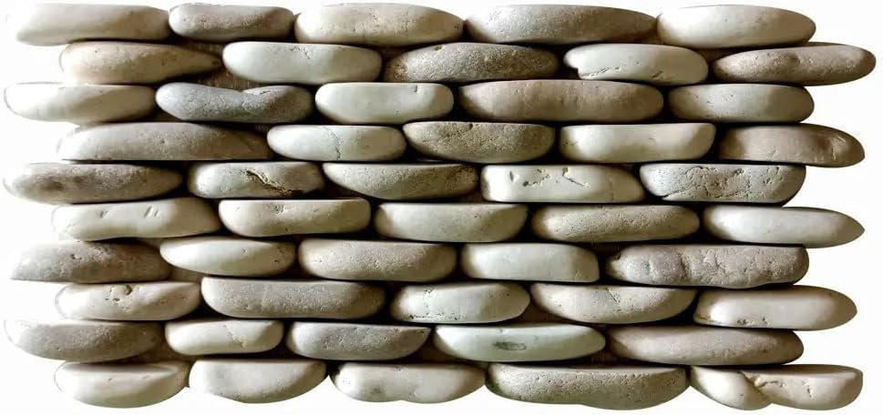 CNK Tile Java Tan And White And Grey Standing Pebble | Wayfair
