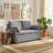 Full Size Convertible Sleeper Sofa, 55.38" Pull Out Sofa Bed-748651181
