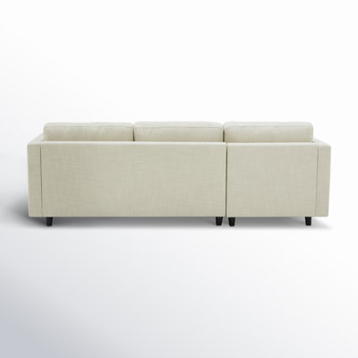 Fleetwood 99.25" W L-Shaped Sectional with Removable Cushions