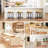 25" Upholstered Modern Counter Height Bar Stools with Curved Back and Metal Frame-1558840259