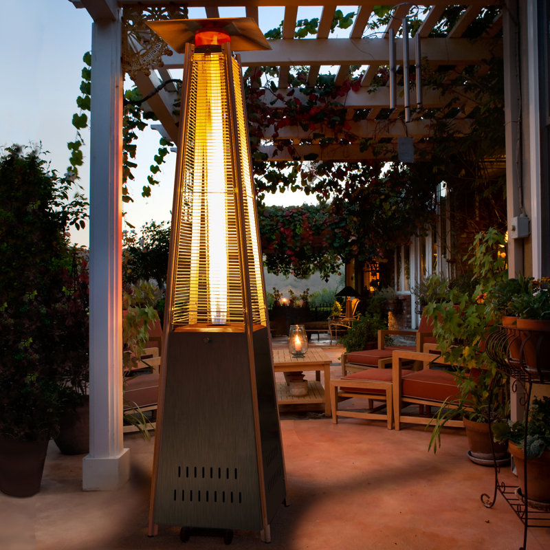 Chauffe-terrasse au propane 42 000 BTU, Argent