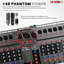 Console de mixage Bluetooth à 5 canaux avec table de mixage audio à 5 canaux et console de mixage Bluetooth avec retard de répétition + 48V