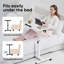 Mobile Laptop Desk Standing Desk With Mouse Pad & Tilting Tabletop, Adjustable Height Computer Table-225977266