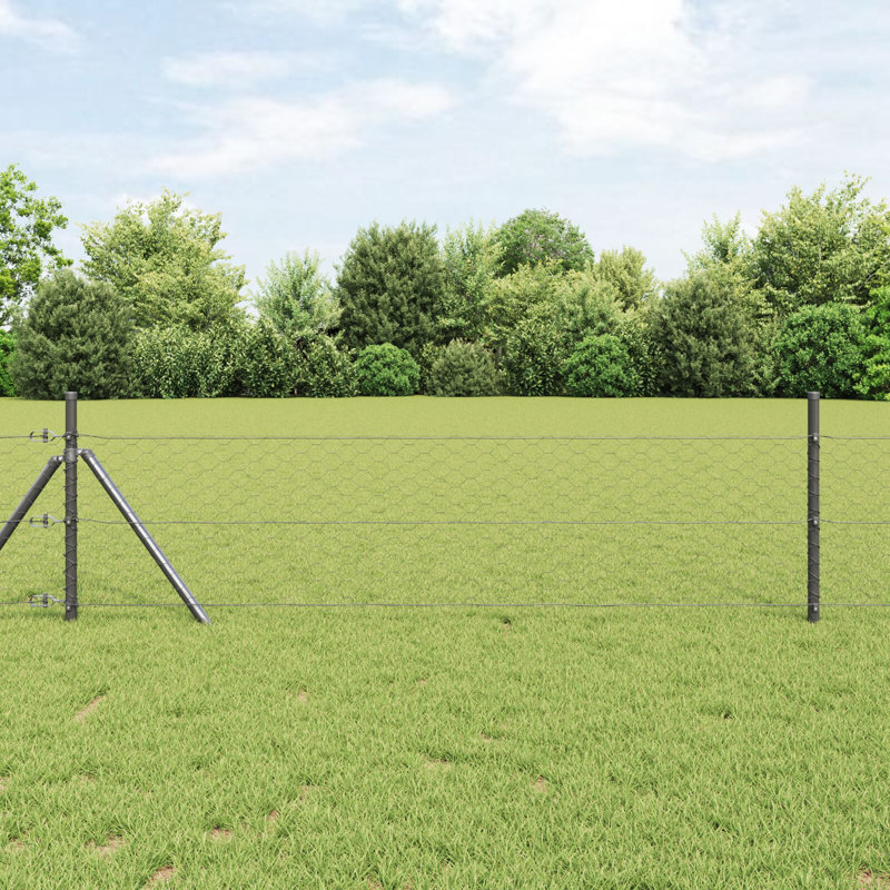 10000.01 cm W Steel Border Fencing