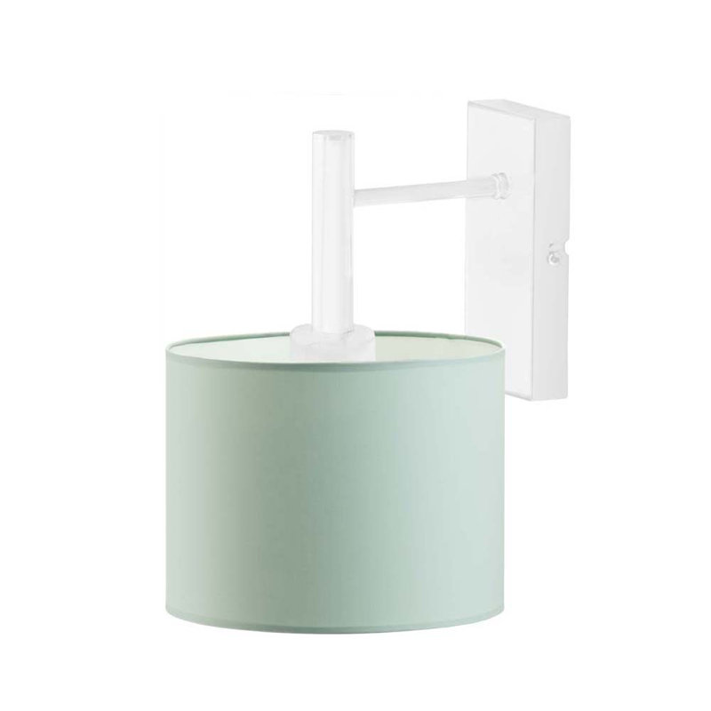 Ayachi Armed Sconce, White, Mint